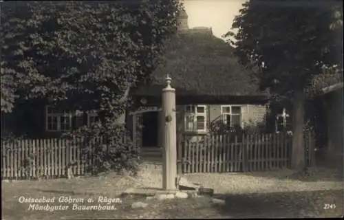 Ak Ostseebad Göhren auf Rügen, Mönchguter Bauernhaus