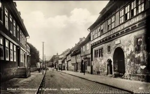 Ak Bad Frankenhausen am Kyffhäuser Thüringen, Klosterstraße