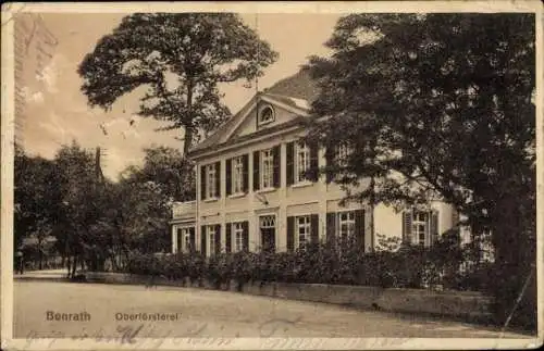 Ak Benrath Düsseldorf am Rhein, Oberförsterei