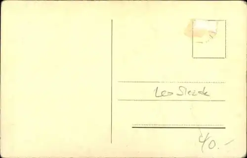 Ak Schauspieler und Opernsänger Leo Slezak, Portrait, Autogramm