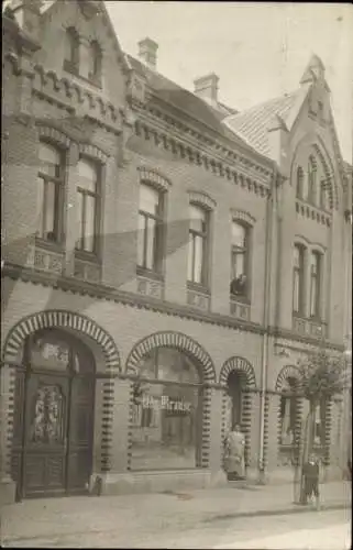 Foto Ak Gardelegen in der Altmark, Straßenpartie, Geschäft Udo Krause