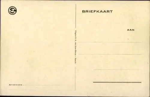 Künstler Ak Rotgans, Schachbrett, Schafiguren, Remise