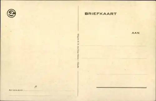 Künstler Ak Rotgans, Schachbrett, Schafiguren, Pferd schlägt Bauer