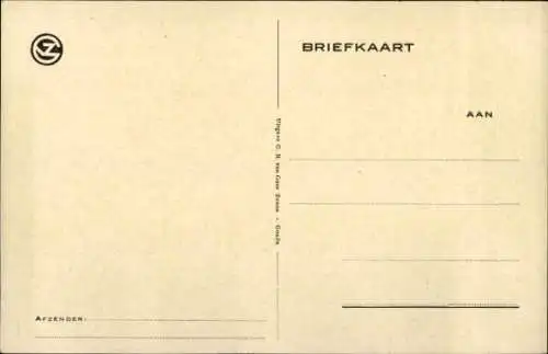 Künstler Ak Rotgans, Schach, Schachfiguren, das Ende