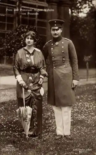 Ak Prinz August Wilhelm von Preußen, Prinzessin Alexandra Victoria