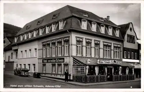 Ak Adenau in der Eifel, Hotel zum wilden Schwein