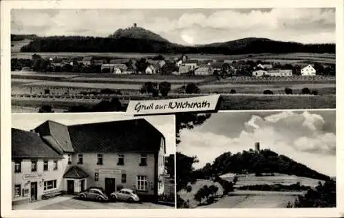 Ak Welcherath Kelberg in der Eifel, Gesamtansicht, Gasthaus zur Heide