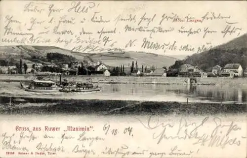 Ak Ruwer Trier an der Mosel, Ortsansicht, Hotel Longen