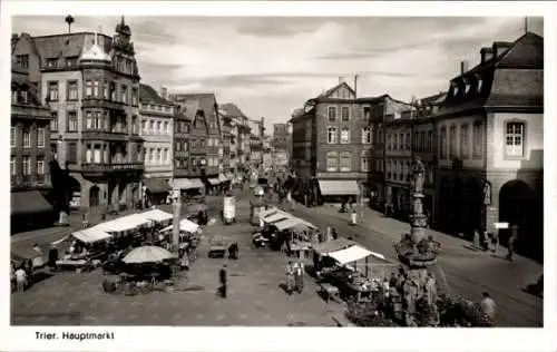 Ak Trier an der Mosel, Hauptmarkt