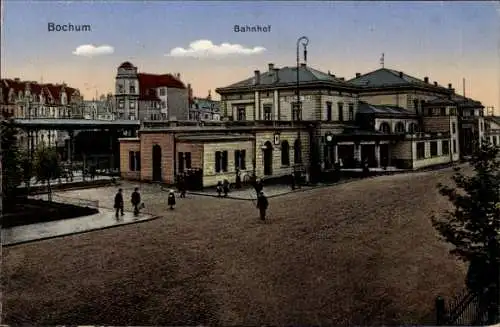 Ak Bochum im Ruhrgebiet, Bahnhof