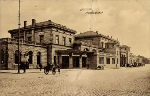 Ak Bochum im Ruhrgebiet, Hauptbahnhof