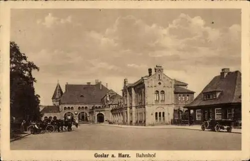 Ak Goslar am Harz, Bahnhof