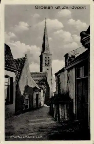 Ak Zandvoort Nordholland Niederlande, Straßenpartie