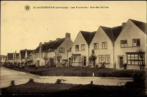 Ak Auderghem Oudergem Belgien Brüssel, Les Floreales, Rue des Scilles