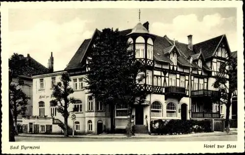 Ak Bad Pyrmont in Niedersachsen, Hotel zur Post