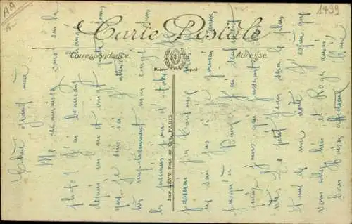 Ak Passagierschiff France, CGT, Die Rotunde