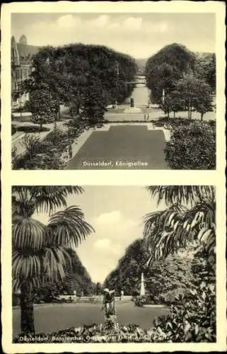 Ak Düsseldorf am Rhein, Königsallee, Botanischer Garten am Graf-Adolf-Platz