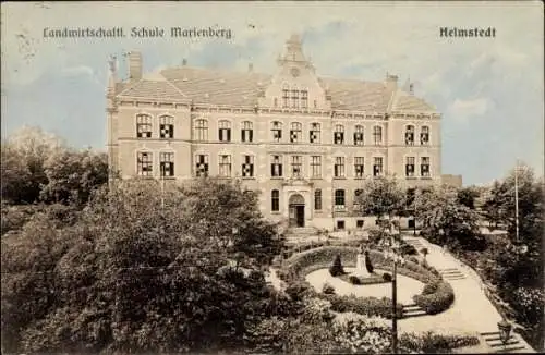 Ak Helmstedt in Niedersachsen, Landwirtschaftliche Schule Marienberg