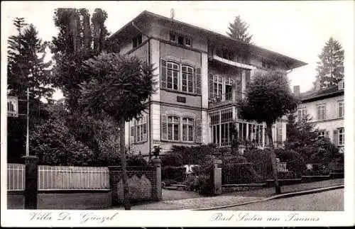 Ak Bad Soden am Taunus Hessen, Villa Dr. Günzel