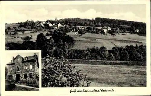 Ak Kammerforst im Westerwald, Gasthof zum Westerwald, Gesamtansicht