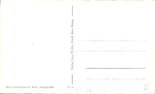 Ak Plaidt in der Eifel, Straßenpartien, Gasthof Burg Wernerseck, Inh. Willi Pötsch