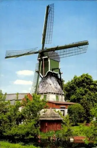 Ak Hazerswoude Dorp Südholland, Windmühle