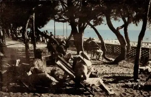 Ak Fouras Charente Maritime, Promenade des Sapinettes