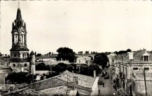 Ak Saint Georges de Didonne Charente Maritime, L'Eglise, Rue Republique