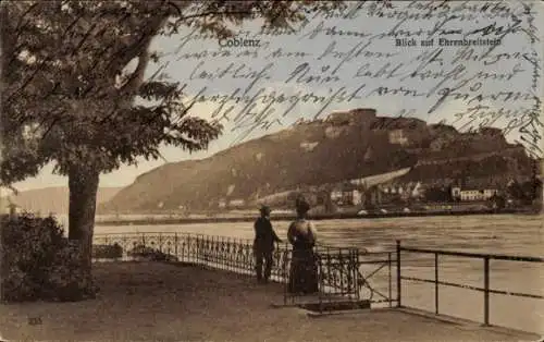 Ak Ehrenbreitstein Koblenz am Rhein, Festung