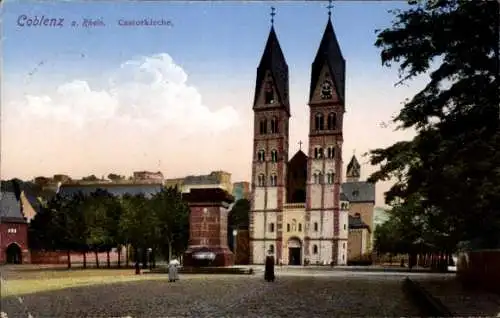 Ak Koblenz am Rhein, Castorkirche