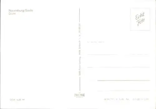 Ak Naumburg an der Saale, Dom