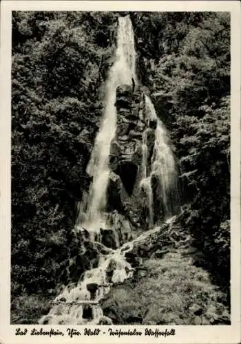 Ak Trusetal in Thüringen, Trusetaler Wasserfall, Trusentaler Wasserfall