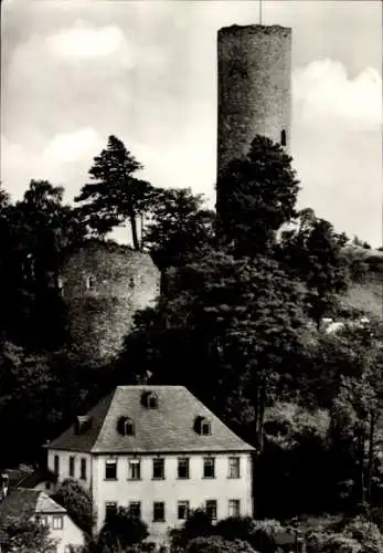 Ak Bad Lobenstein in Thüringen, Moorbach, Alter Turm