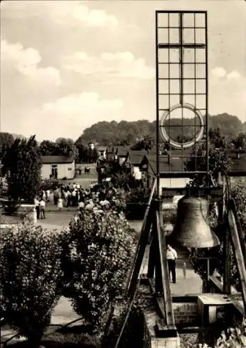 Ak Friedland Niedersachsen, Grenzdurchgangslager, Friedlandglocke, Einweihung Gedächtnisstätte