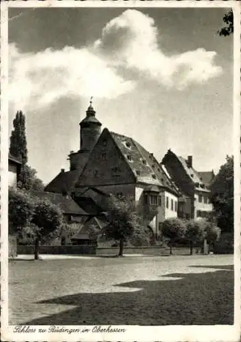 Ak Büdingen in Hessen, Schloss, Turm