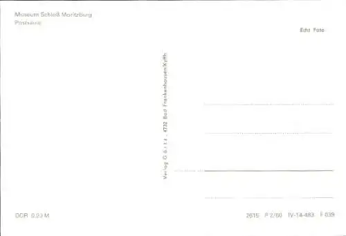 Ak Moritzburg in Sachsen, Museum, Postsäule