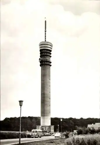 Ak Schwerin in Mecklenburg, Fernseh- und UKW Turm der Deutschen Post