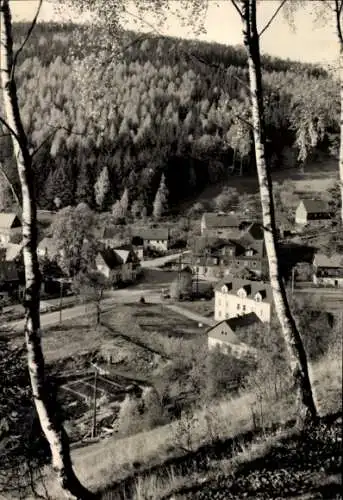 Ak Schmiedeberg Niederpöbel Dippoldiswalde im Erzgebirge, Teilansicht