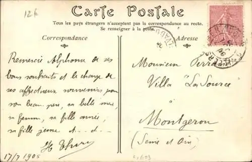 Ak Villers sur Mer Calvados, Route de Dives, Rue du Casino