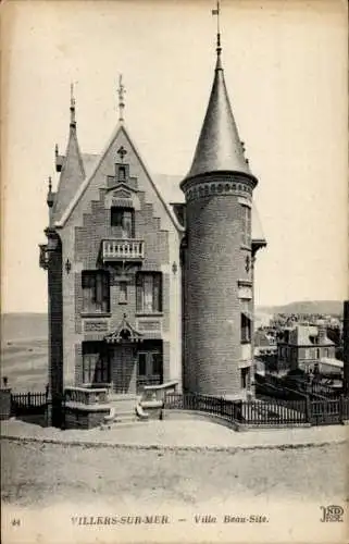 Ak Villers sur Mer Calvados, Villa Beau-Site