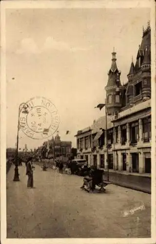 Ak Villers sur Mer Calvados, le Casino vue de la Digue