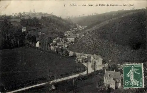 Ak Vire Calvados, Lex Vaux, la Vallee de Canvie