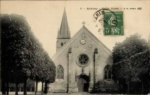 Ak Antony Hauts-de-Seine, Kirche