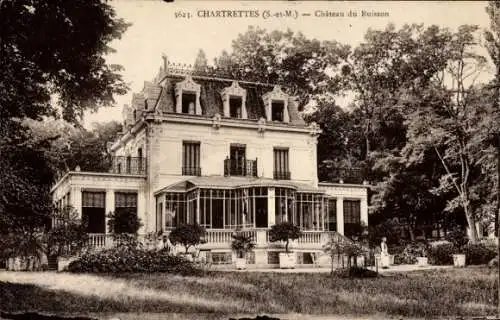 Ak Chartrettes Seine et Marne, Chateau du Buisson