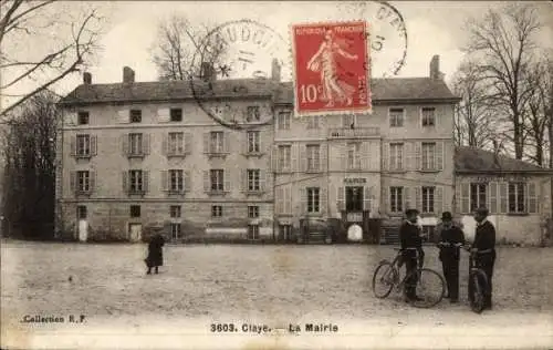 Ak Claye Seine et Marne, Rathaus