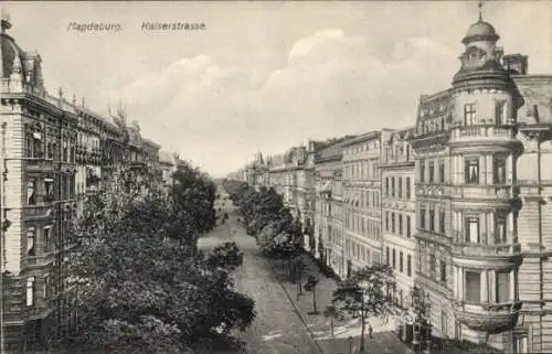 Ak Magdeburg an der Elbe, Kaiserstraße