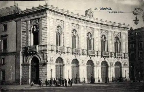 Ak Madrid Spanien, Teatro Real