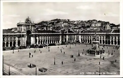 Ak Lisboa Lissabon Portugal, Praca do Comercio