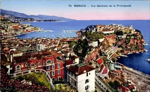 Ak Monaco, Gesamtansicht