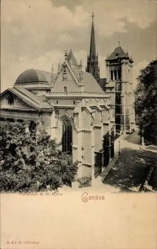 Ak Genève Genf Schweiz, St. Pierre Kathedrale